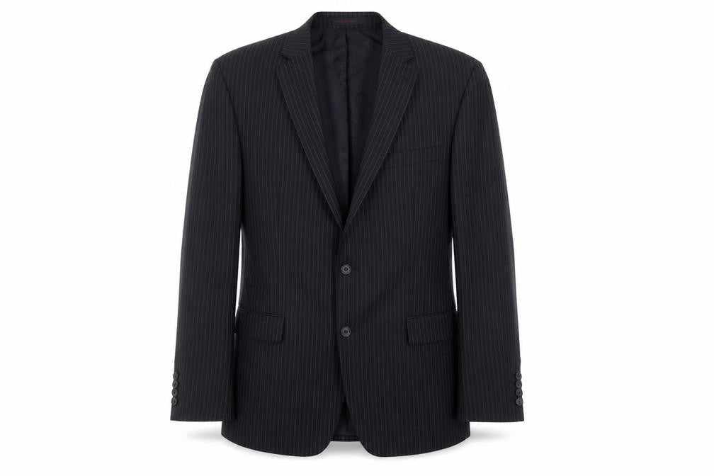 Mens UK Size 42 Jeff Banks Regular Black Suit Jacket