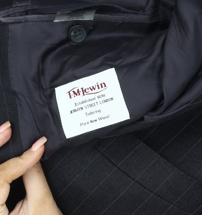 Mens UK Size 41 T.M.Lewin Regular Black Suit Jacket