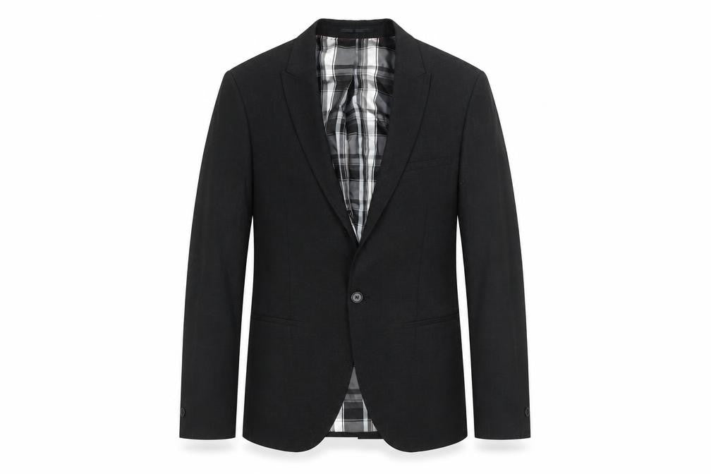 Mens UK Size 40 White Label Regular Black Suit Jacket