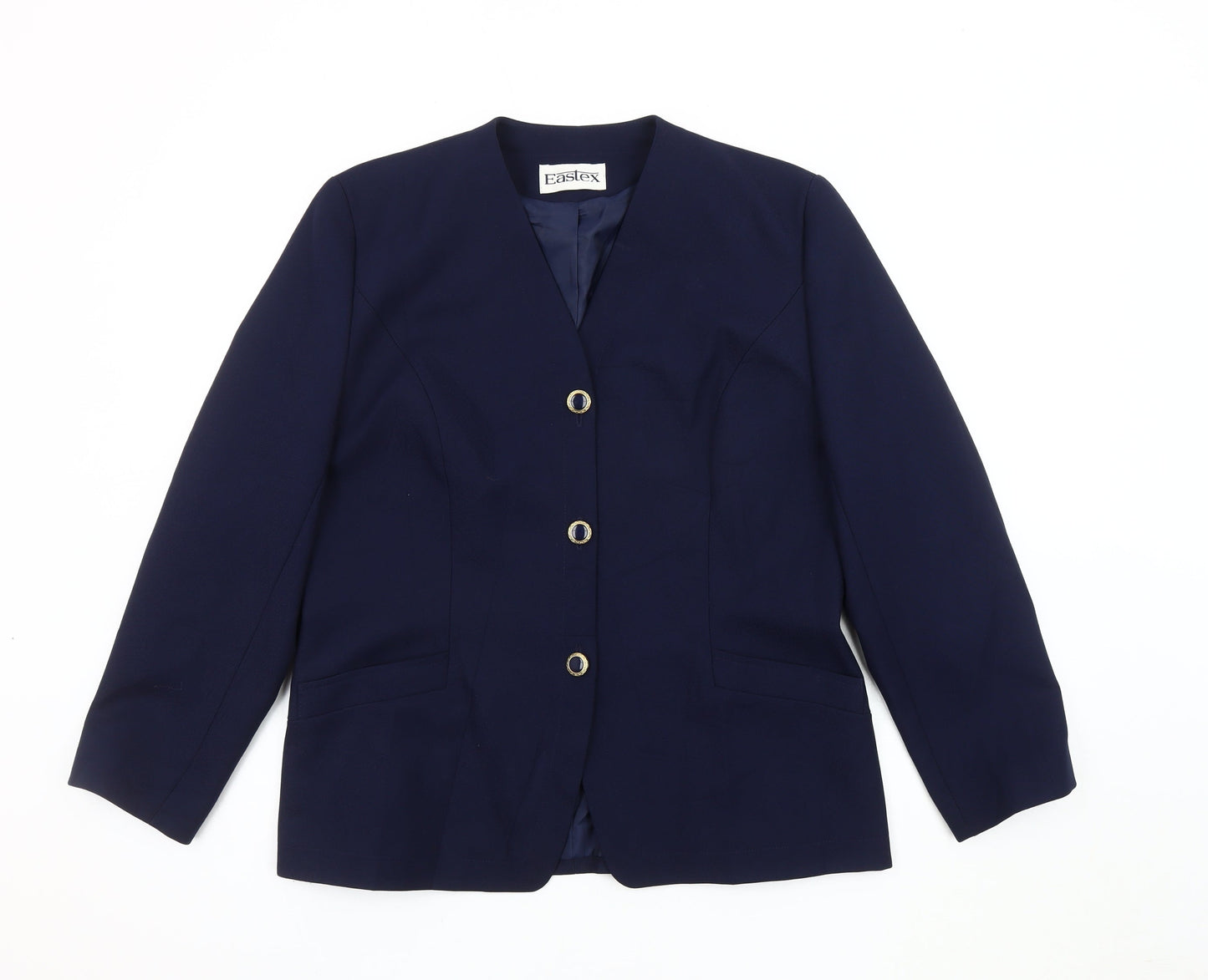 Eastex Women's Blue Blazer Size 14 Business Style