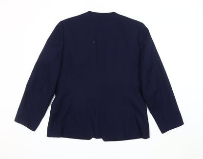 Eastex Women's Blue Blazer Size 14 Business Style