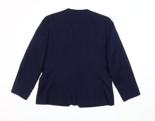 Eastex Women's Blue Blazer Size 14 Business Style