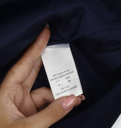 Eastex Women's Blue Blazer Size 14 Business Style