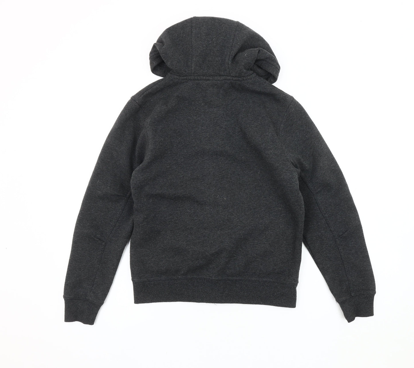 McKenzie Boys' Black Bomber Jacket, M, Hooded
