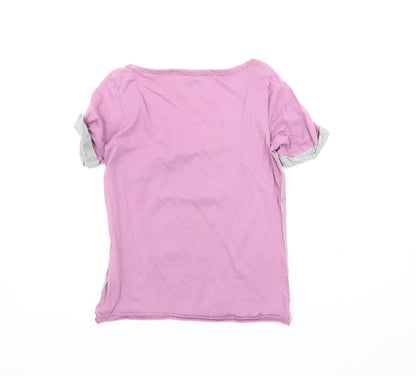 Champion Women's Purple XS T-Shirt Casual Scoop Neck