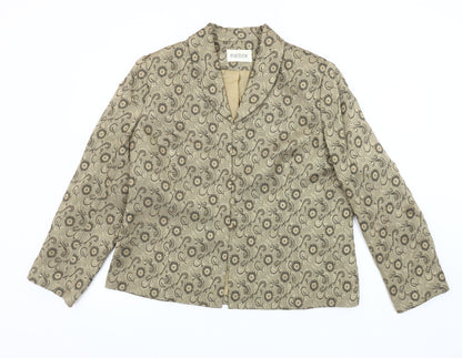 Eastex Women's Beige Floral Blazer Size 16