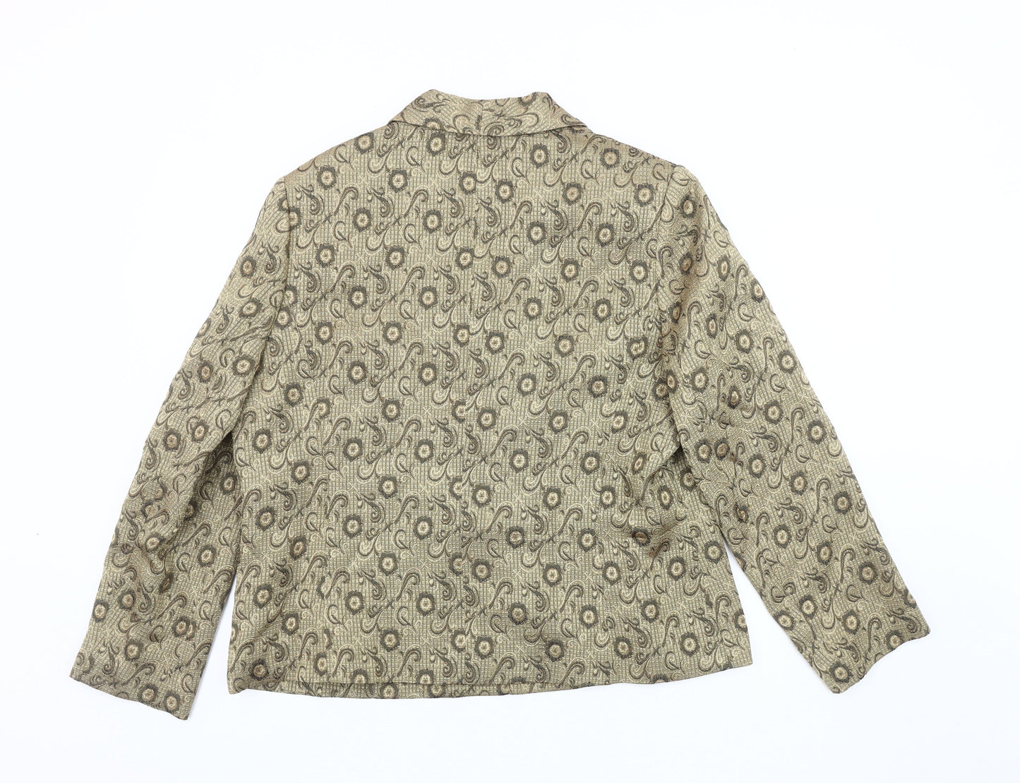 Eastex Women's Beige Floral Blazer Size 16