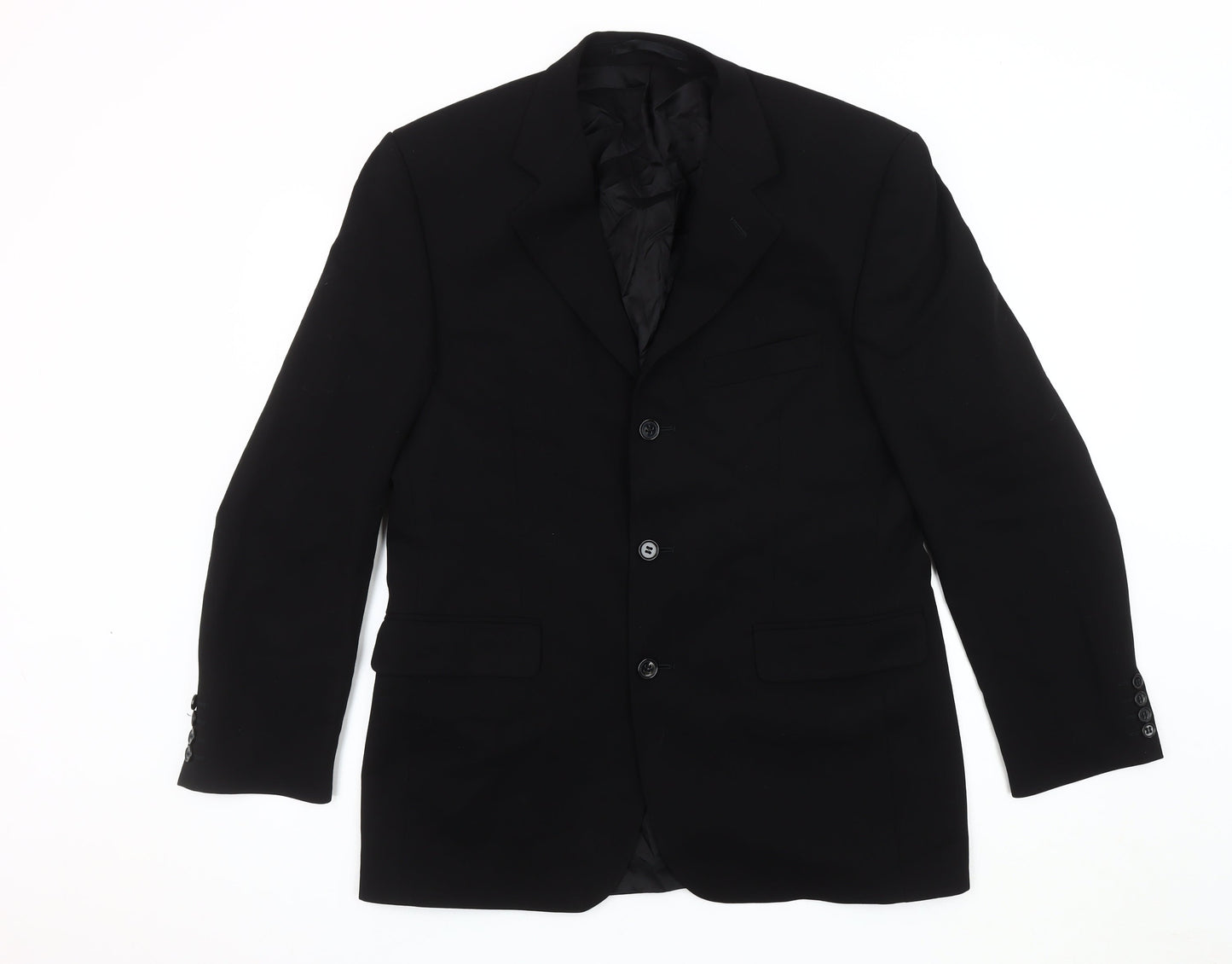 Mens UK Size 40 Centaur Regular Black Suit Jacket