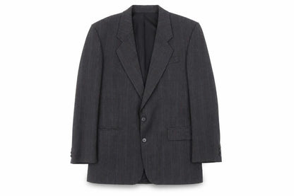Dunn & Co Men's Grey Striped Blazer 40R, Classic