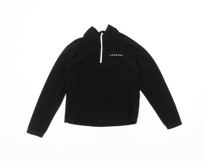 Dare2b Boys Black Fleece 1/4 Zip Sweatshirt Size 10