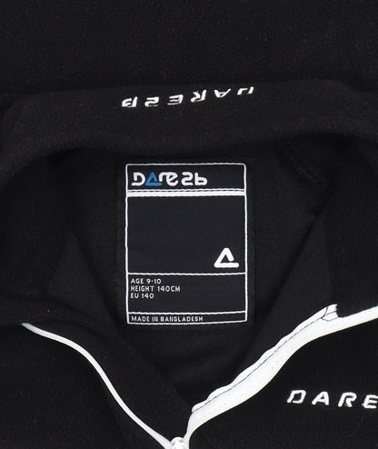 Dare2b Boys Black Fleece 1/4 Zip Sweatshirt Size 10