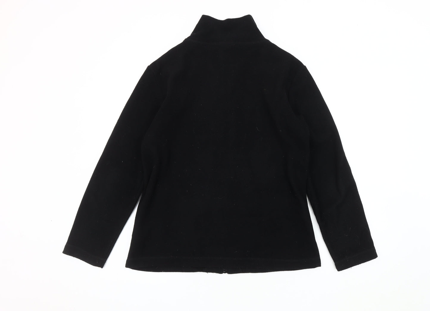 Gelert Women's Black Fleece Jacket Size 10 Casual