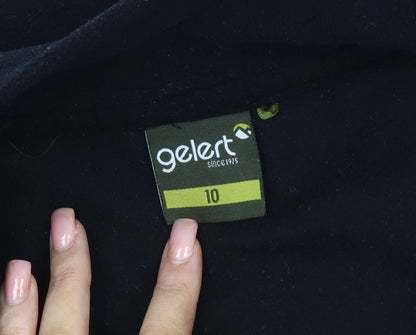 Gelert Women's Black Fleece Jacket Size 10 Casual