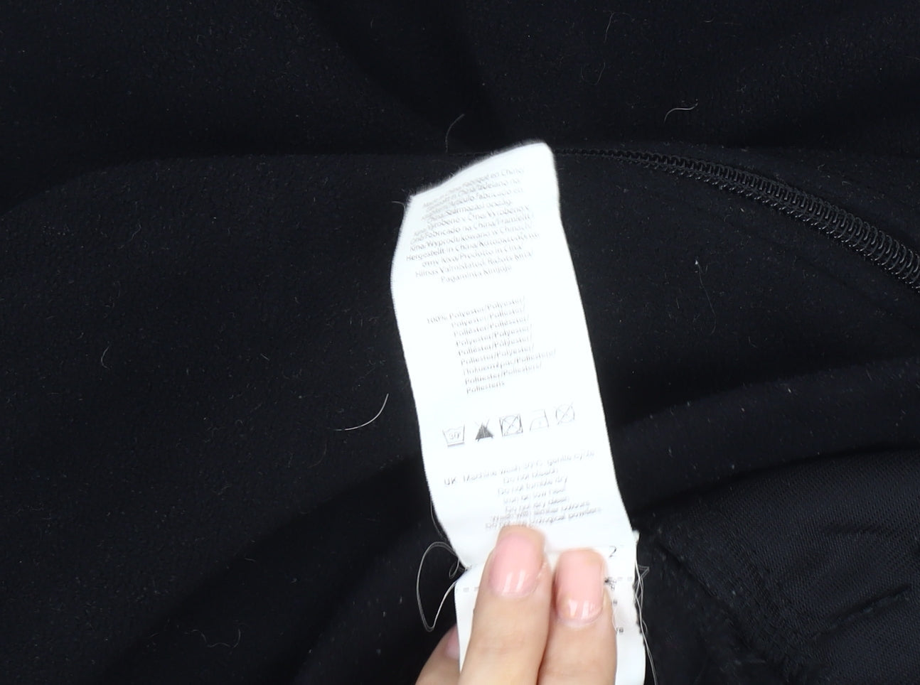 Gelert Women's Black Fleece Jacket Size 10 Casual