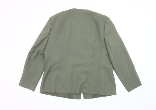 Eastex Women's Green Suit Jacket Size 18