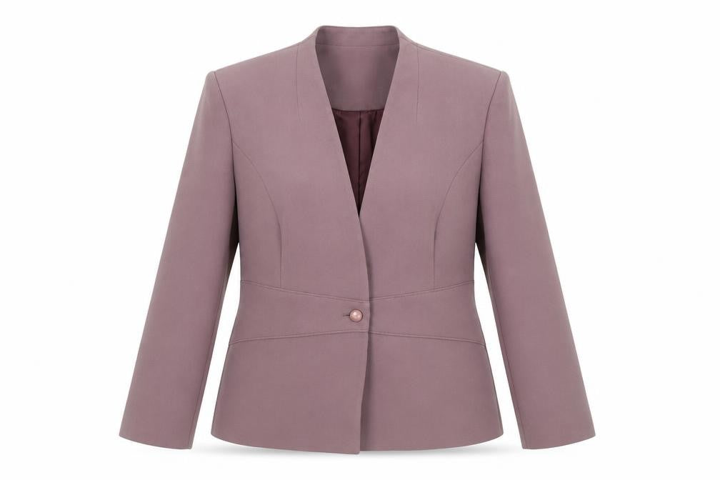 Womens UK Size 12 Eastex Regular Purple Blazer