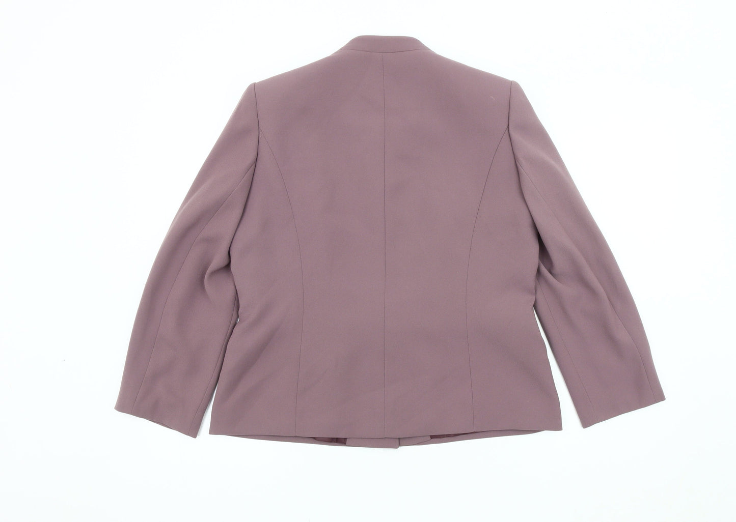 Eastex Women's Purple Single-Breasted Blazer Size 12