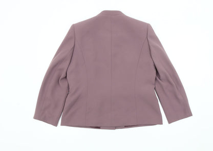 Eastex Women's Purple Single-Breasted Blazer Size 12