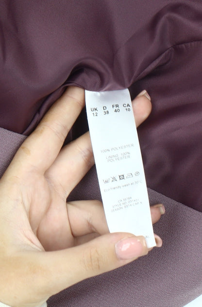 Eastex Women's Purple Single-Breasted Blazer Size 12