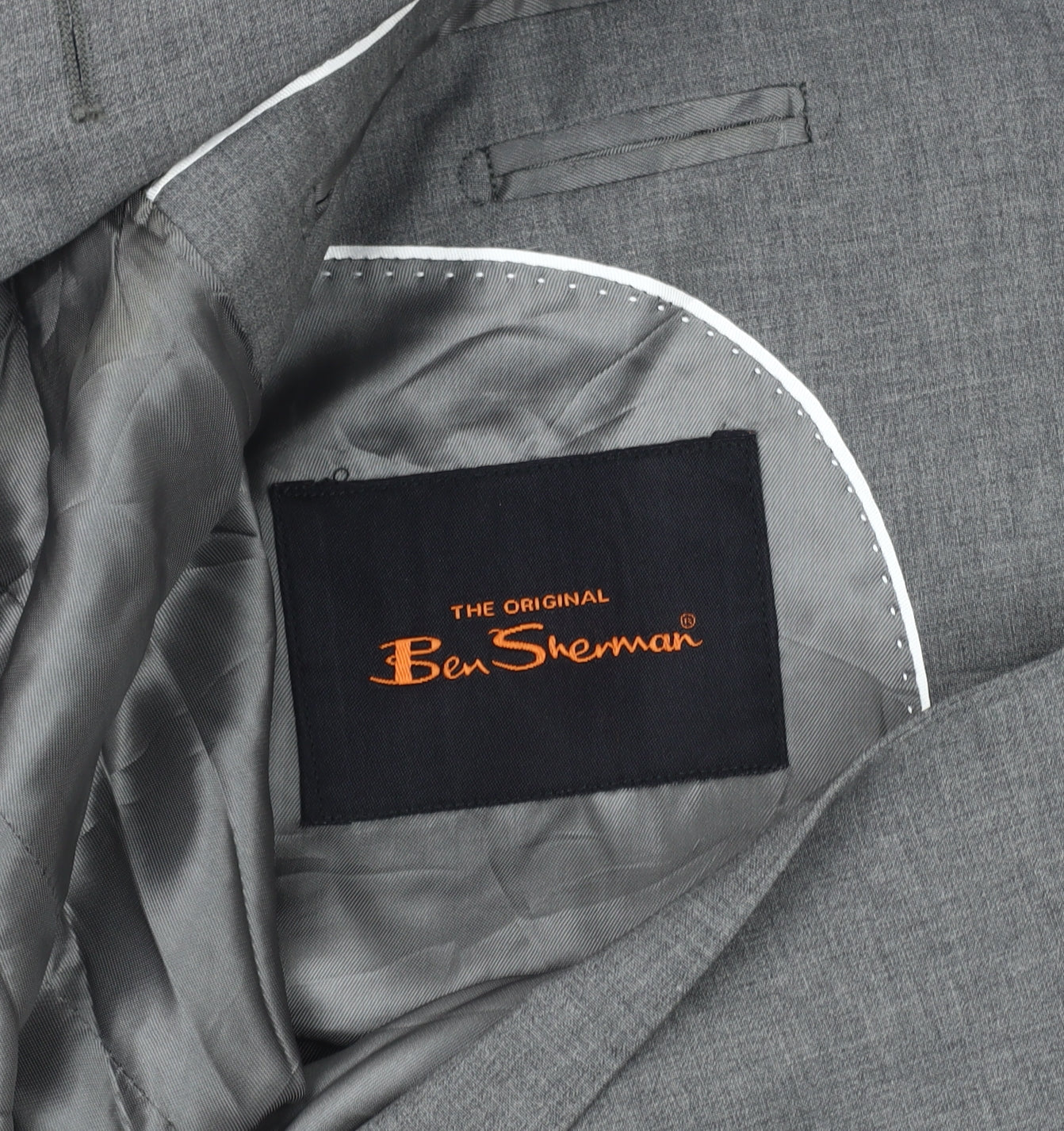 Ben Sherman Men's Grey Blazer 36 Regular Jacket