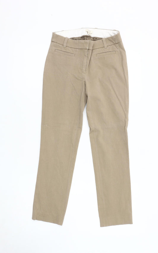 J.Crew Women's Beige Slim Fit Trousers