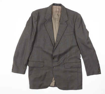 Dunn & Co Men's Brown Wool Blazer L