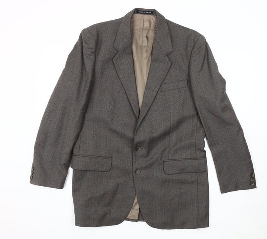 Dunn & Co Men's Brown Wool Blazer L