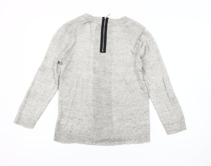 Womens UK Size 10 Jasper Conran Grey Pullover Jumper