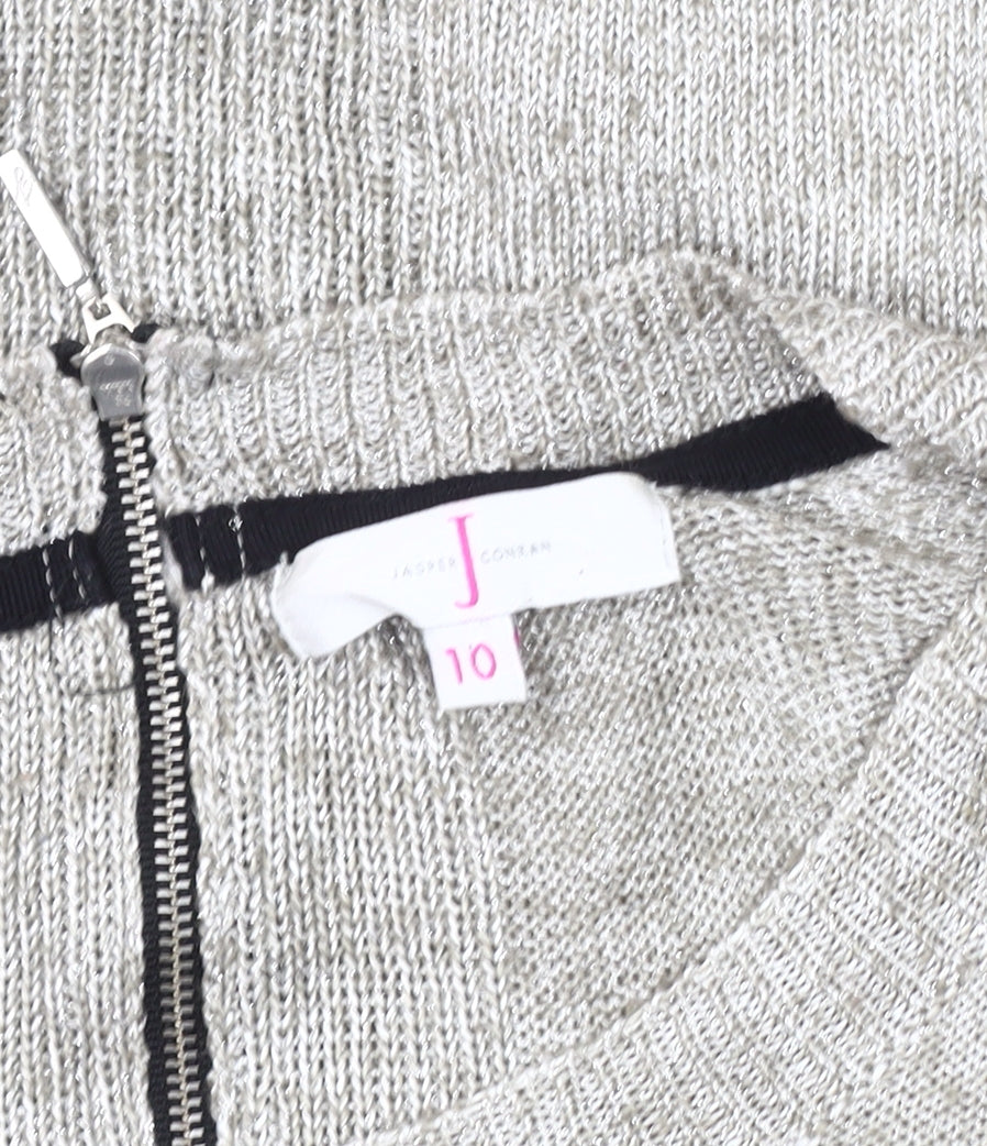 Womens UK Size 10 Jasper Conran Grey Pullover Jumper