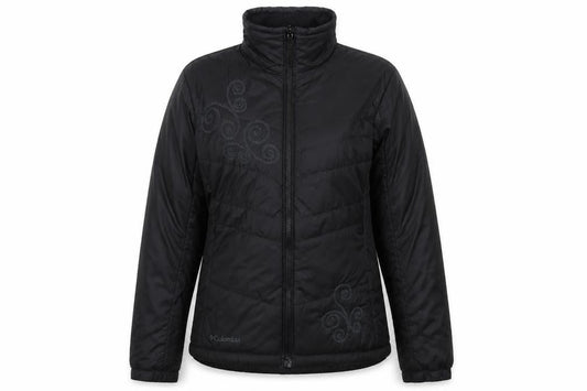 Womens UK Size S Columbia Black Puffer Jacket