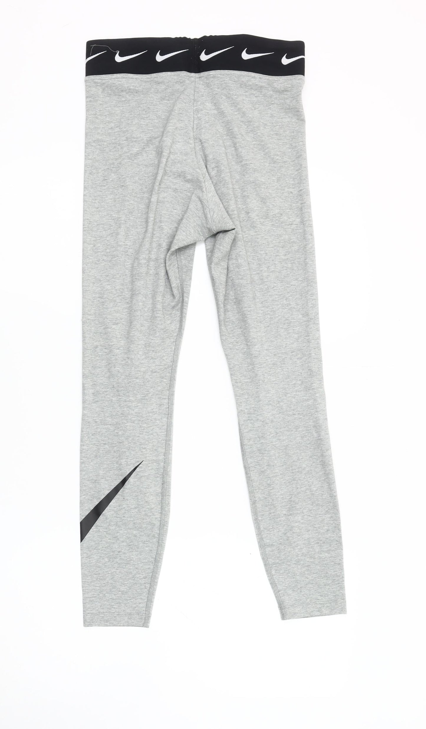 Nike Women's Grey Slim Fit Leggings M Activewear