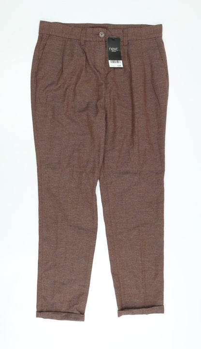 Womens UK Size 8 NEXT   Brown Trousers