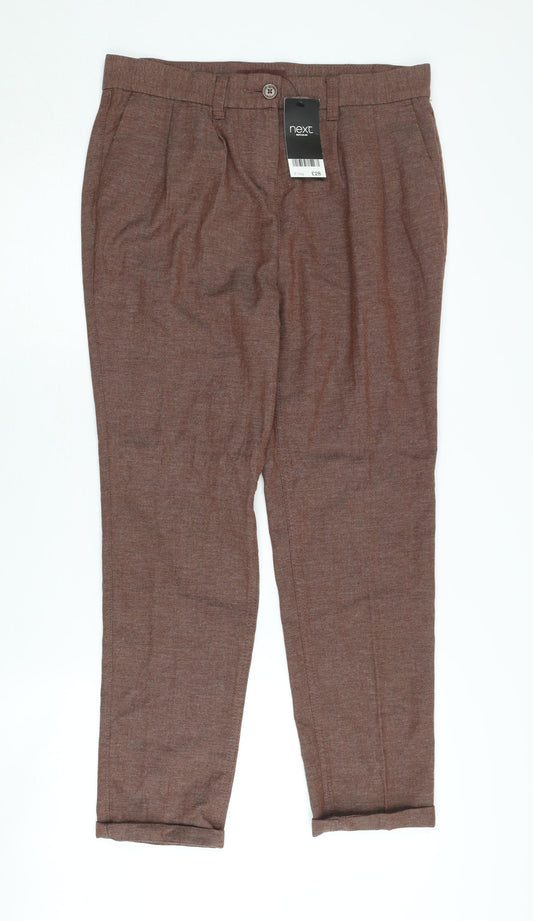 Womens UK Size 8 NEXT   Brown Trousers