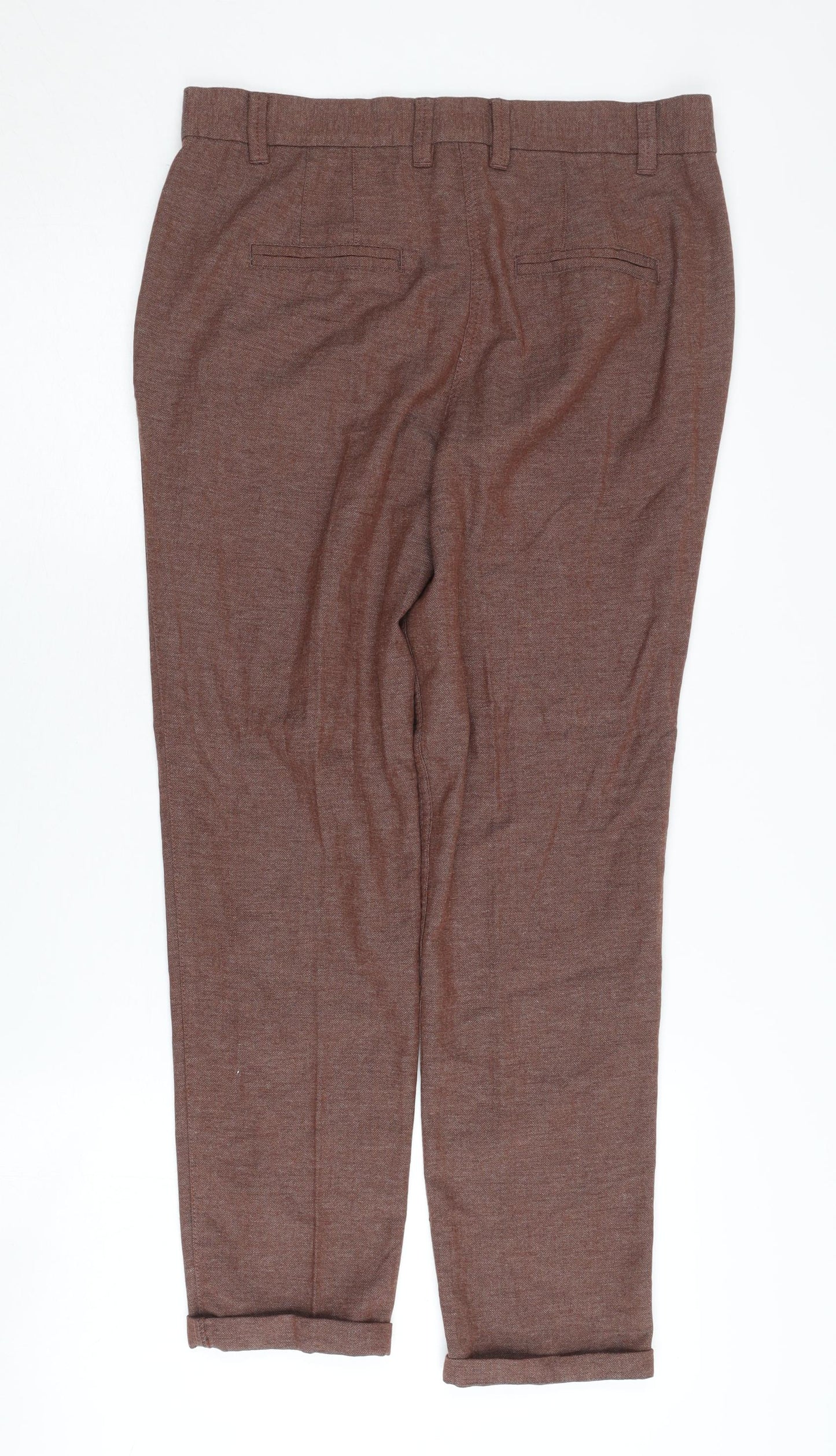 Womens UK Size 8 NEXT   Brown Trousers