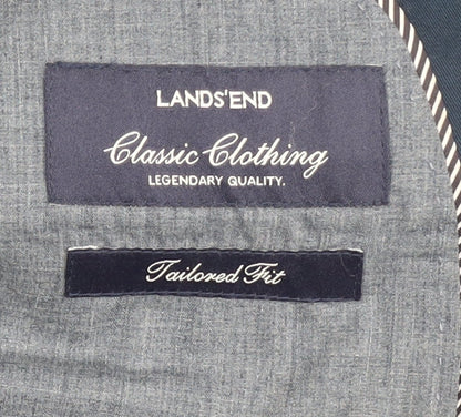 Lands' End Men's Blue Blazer 38R Classic Fit
