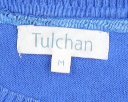 Womens UK Size M Tulchan Blue Pullover Jumper