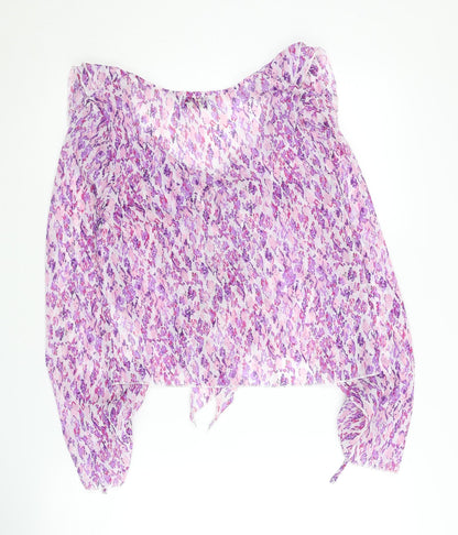 Quiz Women's Multicoloured Blouse Size 8 Ruffle Detail