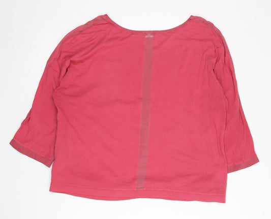 Jigsaw Women's Pink Round Neck Jumper L