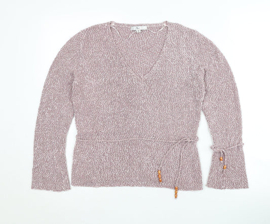 Womens UK Size M Klass Collection Pink Pullover Jumper
