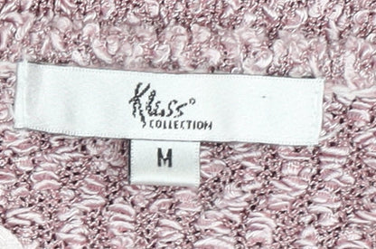 Womens UK Size M Klass Collection Pink Pullover Jumper