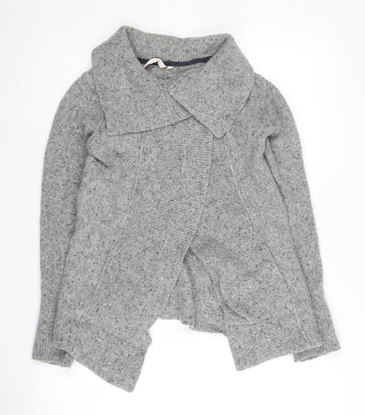 Lands' End Women's Grey Cardigan Knit Size 12