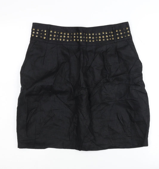 Marks and Spencer Women's Black Pencil Skirt - UK 12