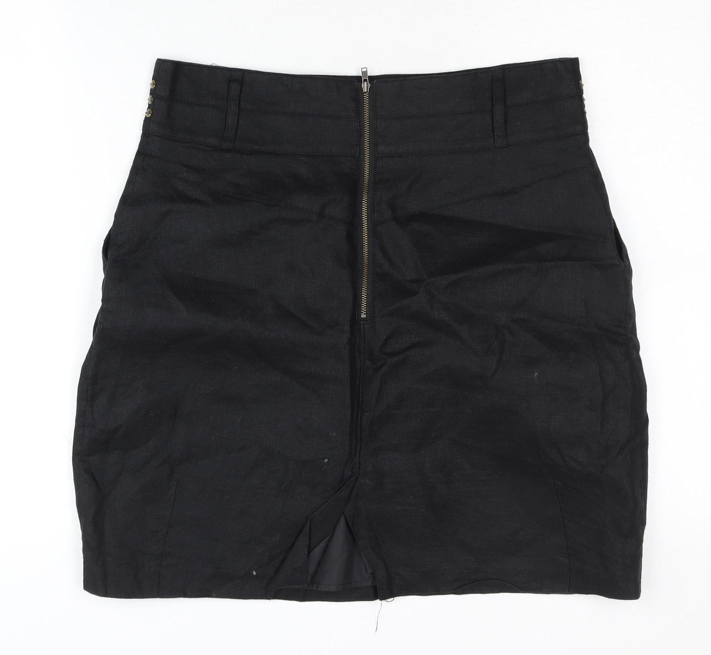 Marks and Spencer Women's Black Pencil Skirt - UK 12