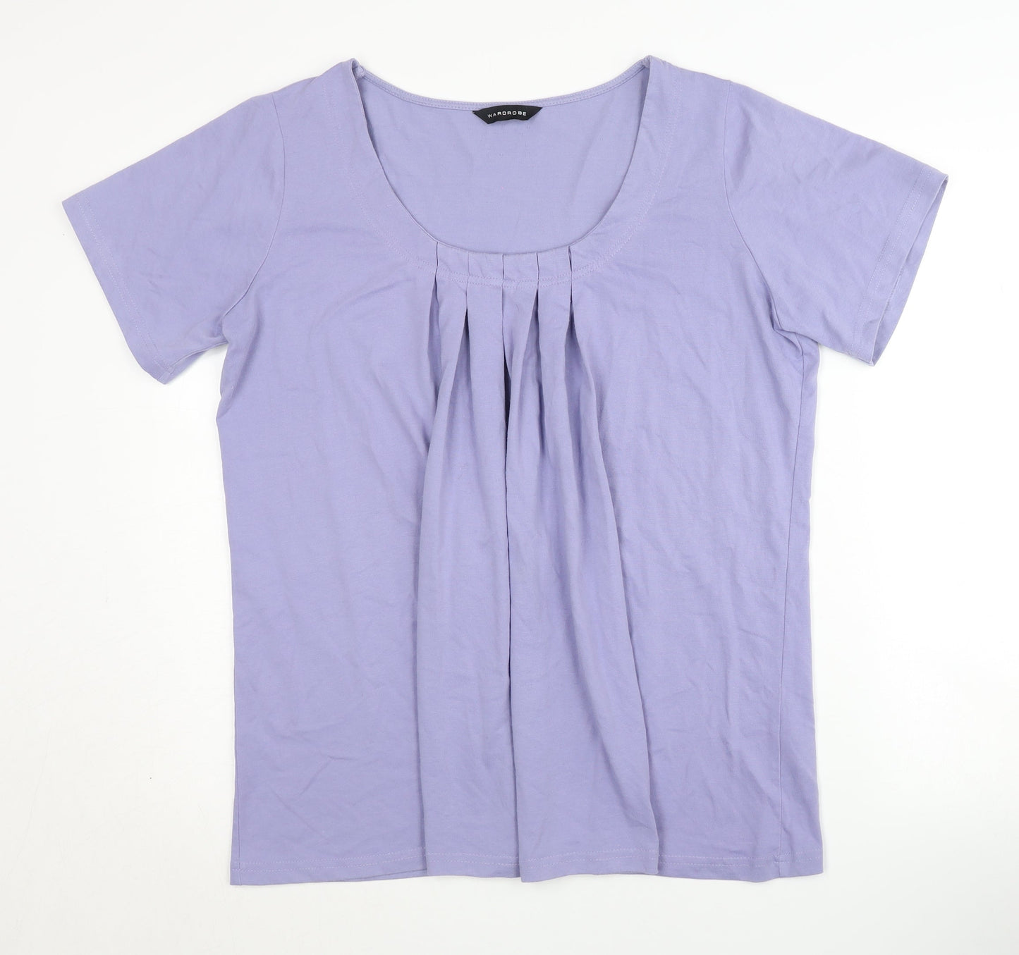 Womens UK Size 18 Wardrobe Purple Basic T-Shirt