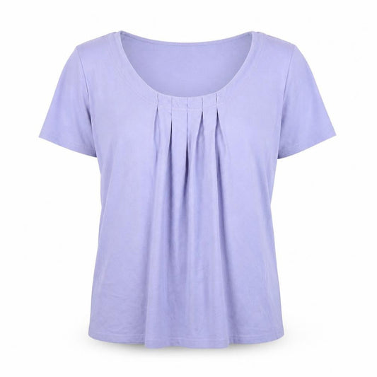 Womens UK Size 18 Wardrobe Purple Basic T-Shirt