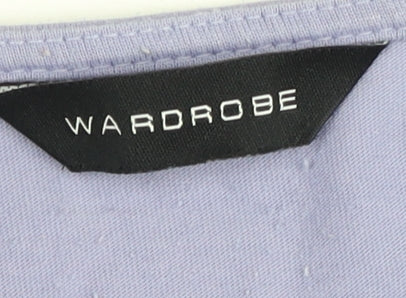 Womens UK Size 18 Wardrobe Purple Basic T-Shirt
