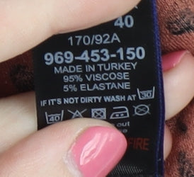 Next Women's Brown Animal Print Short Sleeve Dress