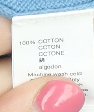 Gap Men's Blue Cotton Pullover Jumper Size L