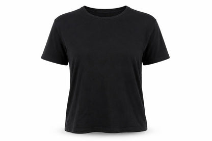 Front view of BEAMS LIGHTS unisex black, size 10, basic t-shirt