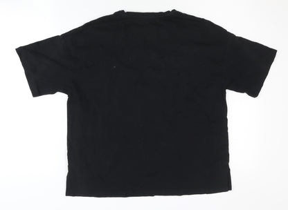BEAMS LIGHTS Unisex Black Size 10 Basic T-Shirt